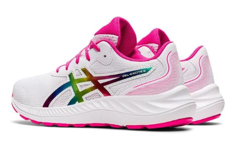 (GS) ASICS Gel-Excite 9 'White Pink Glow' 1014A279-100 sold by KicksCrew