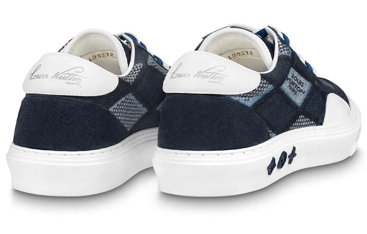 LOUIS VUITTON LV Ollie Richelieu Sneakers 'Blue' 1AAHRK sold by KicksCrew product image thumbnail 2