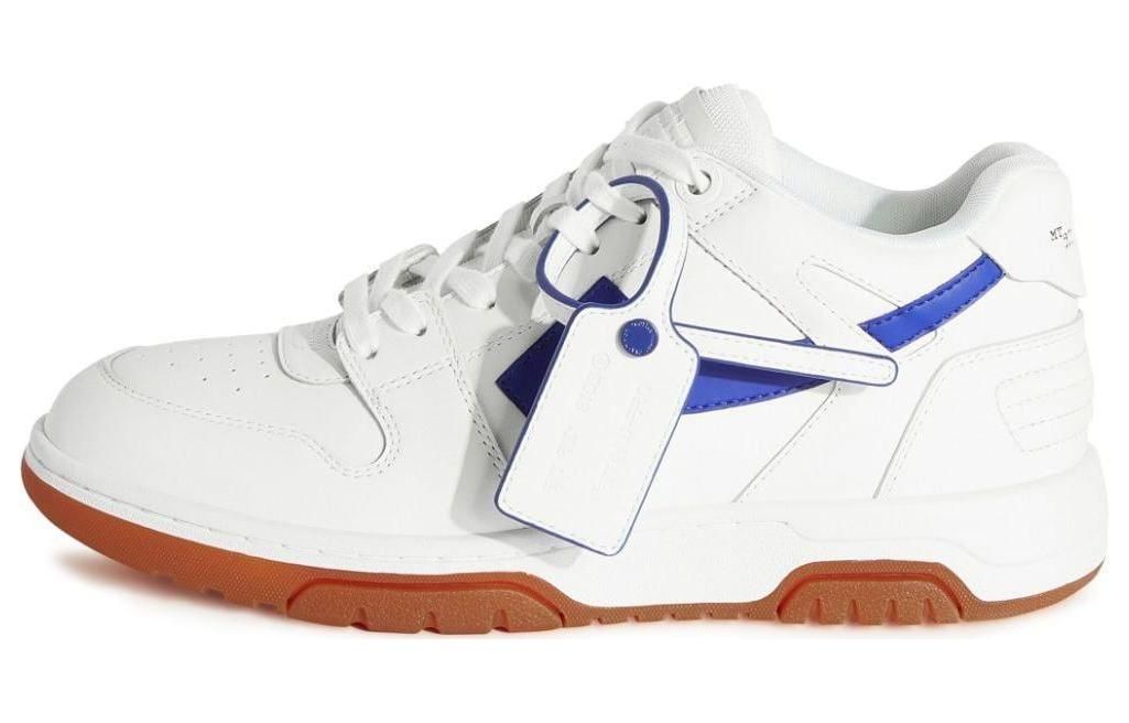 Off-White Out Of Office Low-Top Sneakers 'White Blue Brown' OMIA189F23LEA0030169 sold by KicksCrew product image thumbnail 2