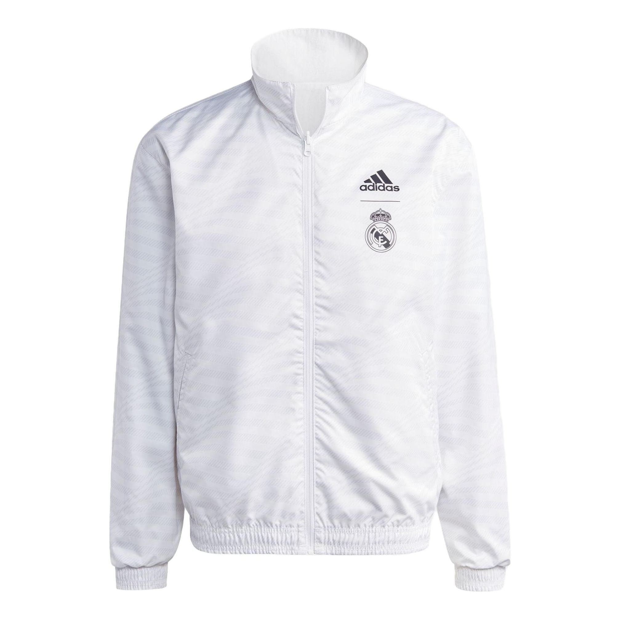 adidas Real Madrid Anthem Reversible Jacket 'White' HT6458 sold by KicksCrew