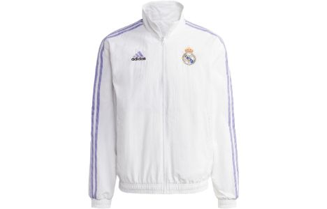 adidas Real Madrid Anthem Reversible Jacket 'White' HT6458 sold by KicksCrew