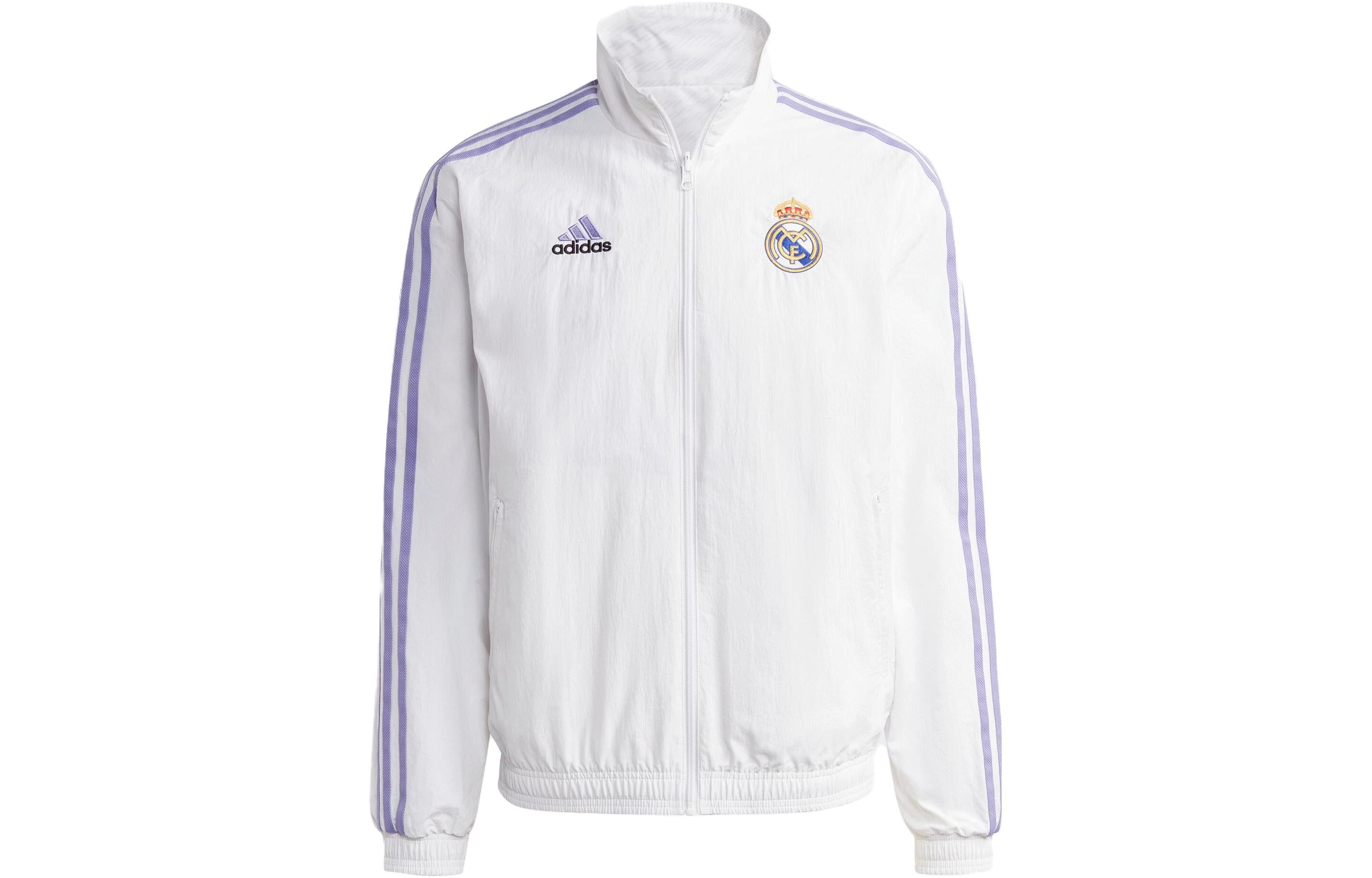 adidas Real Madrid Anthem Reversible Jacket 'White' HT6458 sold by KicksCrew product image thumbnail 2