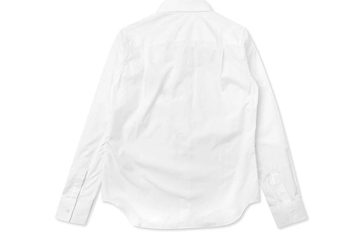 COMME des GARCONS PLAY Black Emblem Button Down 'White' AZ-B004-051-2 sold by KicksCrew product image thumbnail 2
