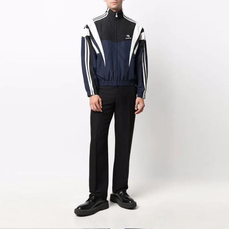 Balenciaga Sporty B Tracksuit Jacket 'Indigo Black White' 681438TKO484063 sold by KicksCrew product image thumbnail 3