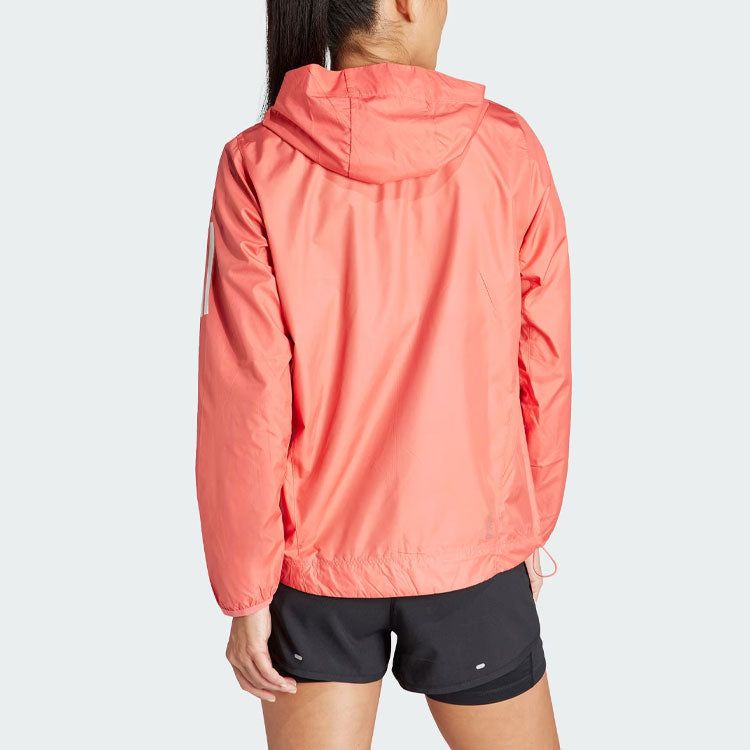 (WMNS) adidas Own The Run Jacket 'Pink' IN1578 sold by KicksCrew product image thumbnail 4