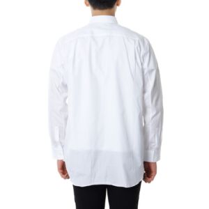 COMME des GARCONS PLAY Black Emblem Button Down 'White' AZ-B004-051-2 sold by KicksCrew