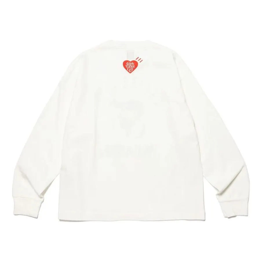 HUMAN MADE x Girls Don't Cry GDC White Day Long Sleeve T-shirt 'White' XX25CS002 sold by KicksCrew product image thumbnail 2