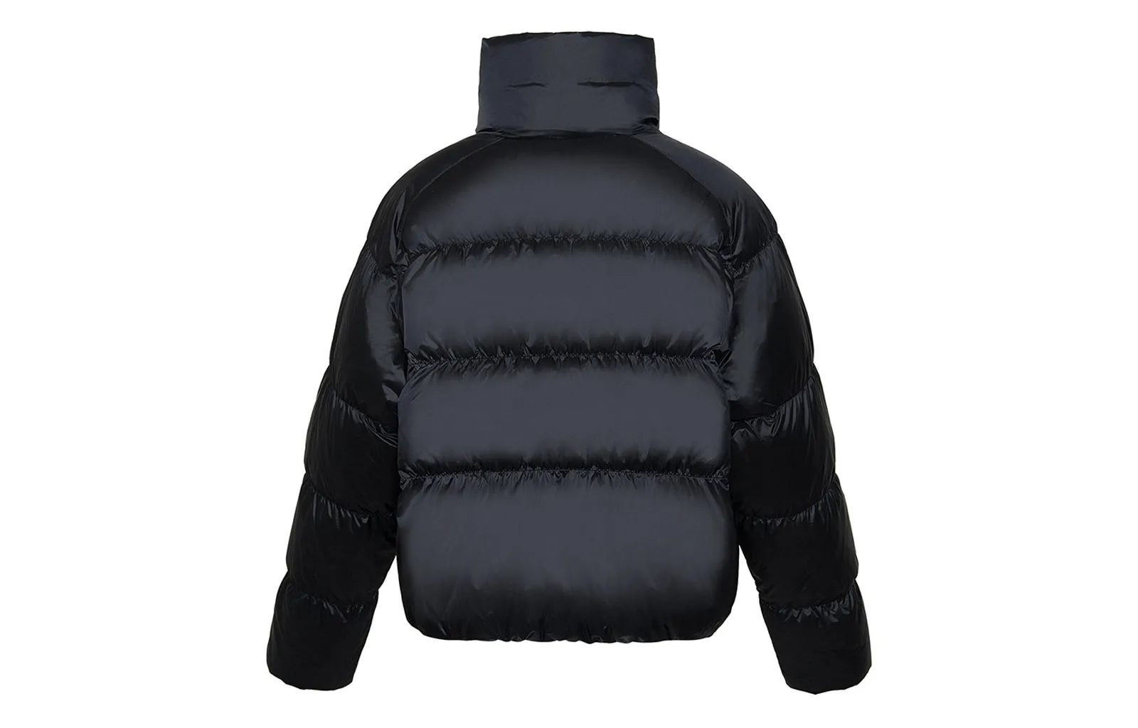 (WMNS) Li-Ning BadFive Short Puffer Jacket 'Black' AYMR090-4 sold by KicksCrew product image thumbnail 2