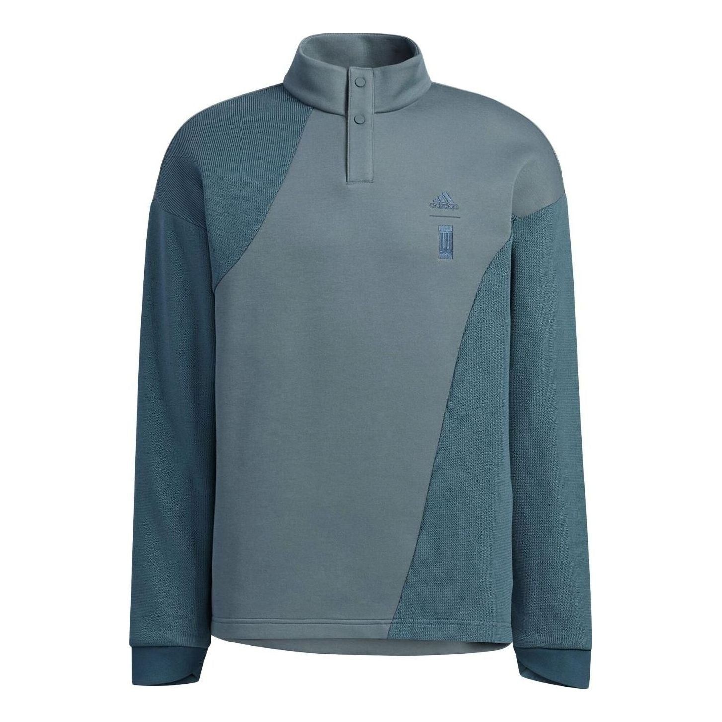Adidas WUJI Warm Sweatshirts 'Teal' HY5848 sold by KicksCrew