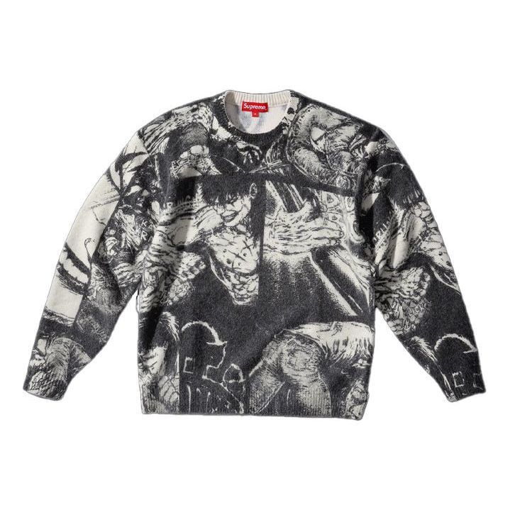Supreme x The Crow Sweater 'White Black' SUP-FW21-177 sold by KicksCrew