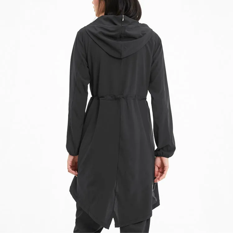 (WMNS) PUMA Studio Flow Woven Hooded Jacket 'Black' 519643-02 sold by KicksCrew product image thumbnail 4