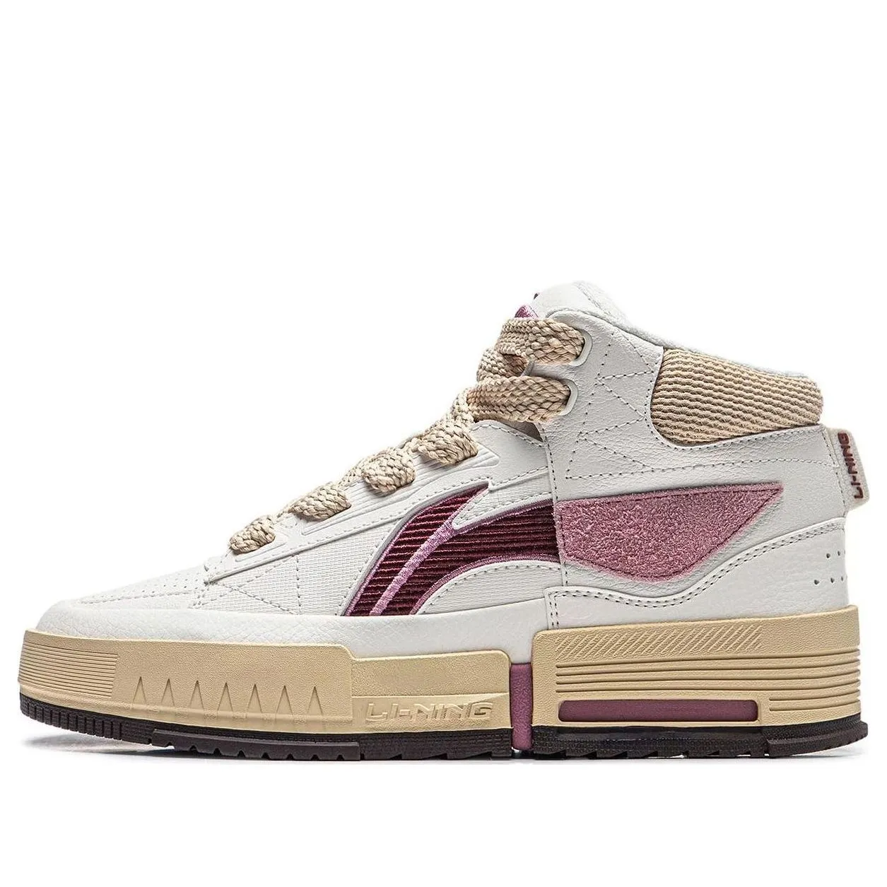 (WMNS) Li-Ning Mileage High 'White Rose Pink' AGCT284-3 sold by KicksCrew