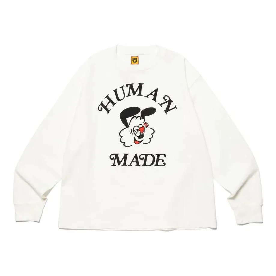 HUMAN MADE x Girls Don't Cry GDC White Day Long Sleeve T-shirt 'White' XX25CS002 sold by KicksCrew