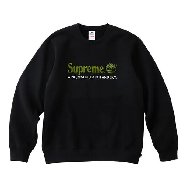 Supreme x Timberland Crewneck 'Black Green' SUP-SS20-503 sold by KicksCrew