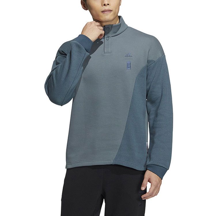 Adidas WUJI Warm Sweatshirts 'Teal' HY5848 sold by KicksCrew product image thumbnail 2