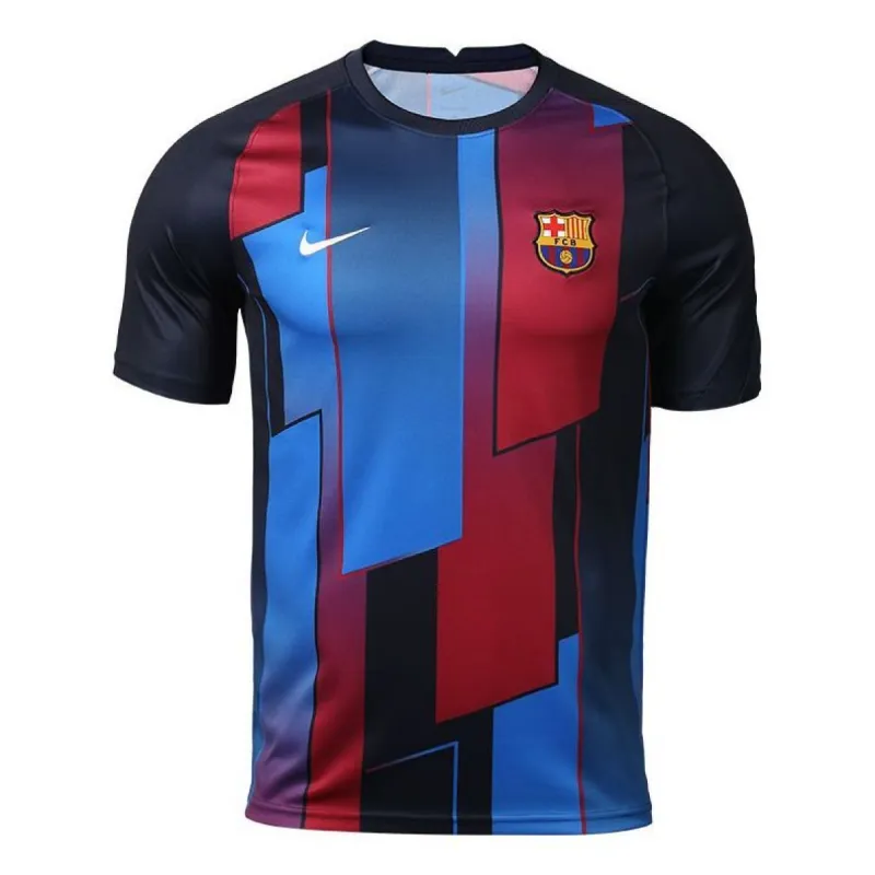 Nike FC Barcelona 21-22 Pre-Match Jersey 'Navy Blue' CW4874-452 sold by KicksCrew