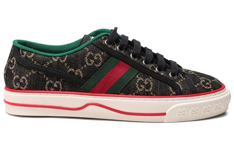 (WMNS) GUCCI Tennis 1977 GG Logo 'Black Multi' 606110-UN320-1291 sold by KicksCrew product image thumbnail 2