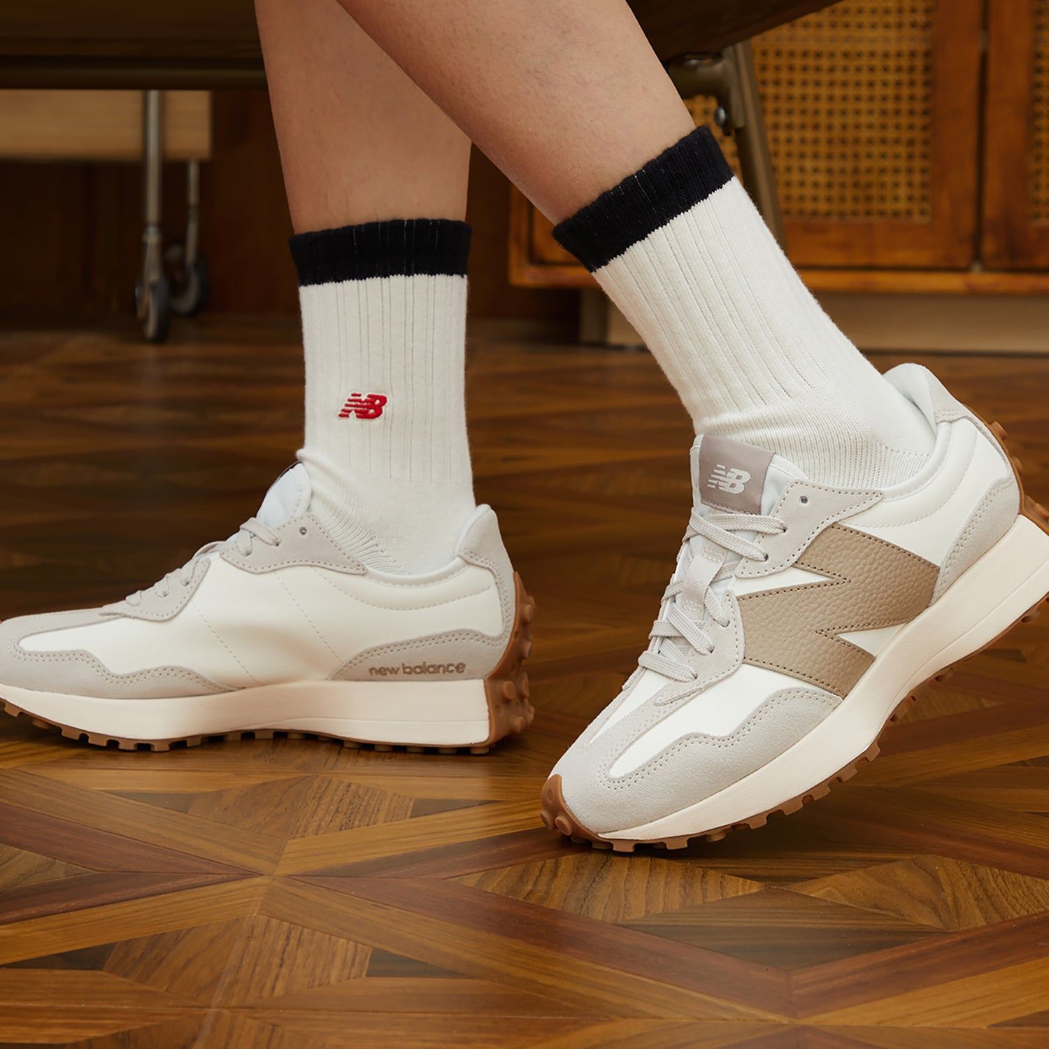 New Balance 327 'Moonbeam Driftwood' U327LZ sold by KicksCrew product image thumbnail 8