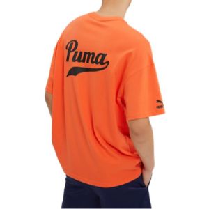 Puma Logo T-Shirt 'Orange' 538324-79 sold by KicksCrew