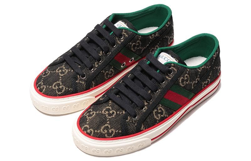 (WMNS) GUCCI Tennis 1977 GG Logo 'Black Multi' 606110-UN320-1291 sold by KicksCrew product image thumbnail 3