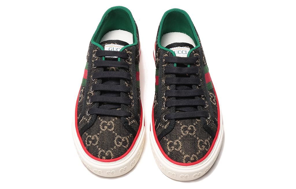(WMNS) GUCCI Tennis 1977 GG Logo 'Black Multi' 606110-UN320-1291 sold by KicksCrew product image thumbnail 4