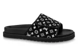 LOUIS VUITTON Miami Mules 'Black Monogram' 1ABFTT sold by KicksCrew