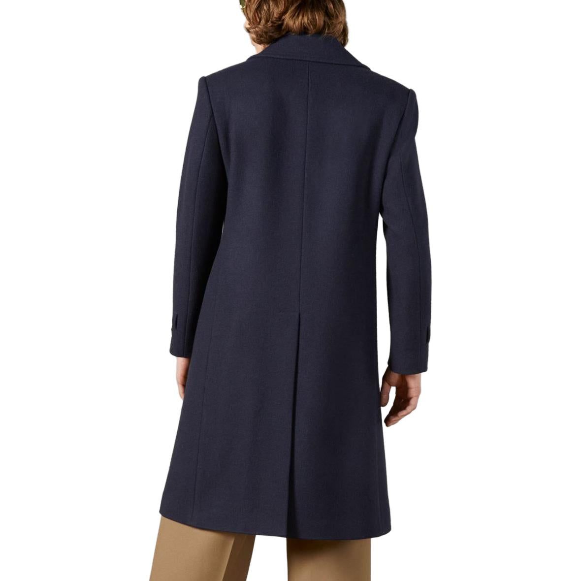 Gucci Felt Wool Coat 'Dark Navy' 761734-Z582J-4080 sold by KicksCrew product image thumbnail 4