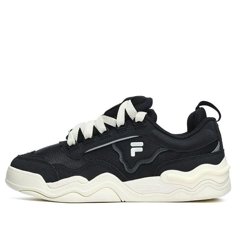 (WMNS) FILA FUSION Kick Sneakers 'Black White' T12W242203FBC sold by KicksCrew