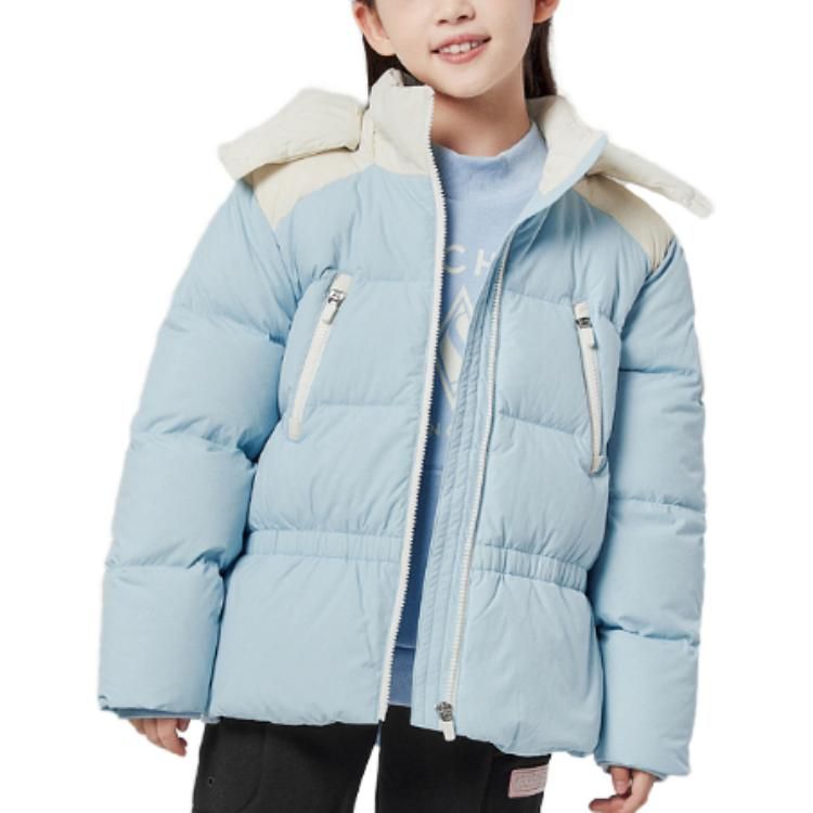 (GS) Skechers Hooded Windproof Down Jacket 'Multi-Color' L422B001 sold by KicksCrew product image thumbnail 4