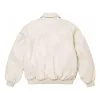 Supreme x Schott Hooded Leather Bomber Jacket 'White' SUP-SS24-076 sold by KicksCrew