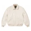 Supreme x Schott Hooded Leather Bomber Jacket 'White' SUP-SS24-076 sold by KicksCrew