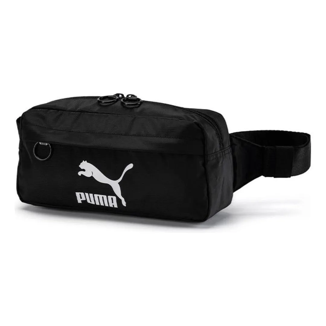 PUMA Originals Waist Bag 'Black White' 076071-01 sold by KicksCrew