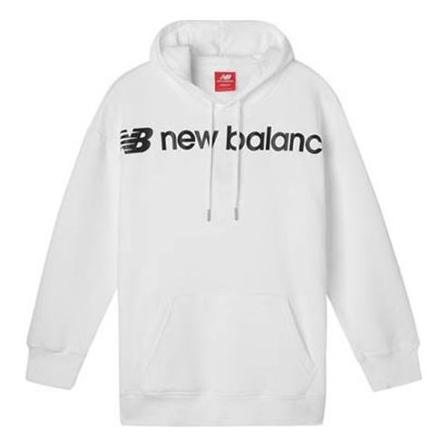 (WMNS) New Balance Classic Core Hoodie 'White Black' AWT93595-WT sold by KicksCrew