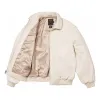 Supreme x Schott Hooded Leather Bomber Jacket 'White' SUP-SS24-076 sold by KicksCrew