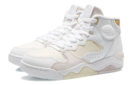 (WMNS) Li-Ning Classic Basketball Shoes 'White Yellow' AGBR082-2 sold by KicksCrew