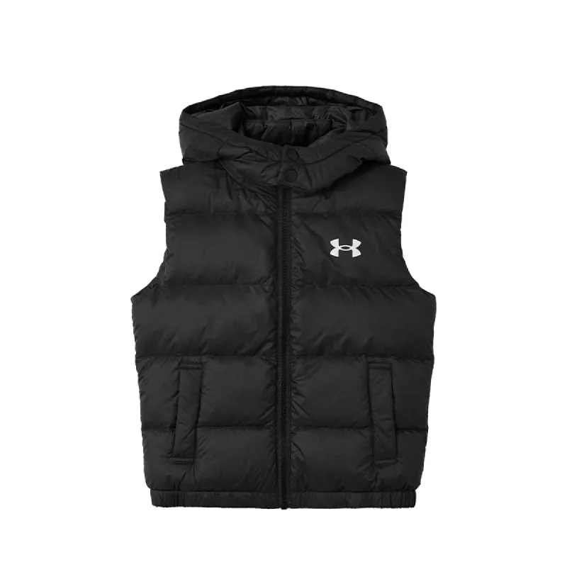 (GS) Under Armour Down Vest 'Black' 224310951 sold by KicksCrew