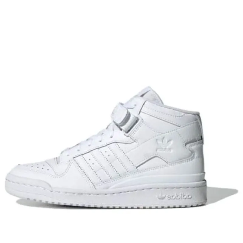 (WMNS) adidas originals FORUM Mid 'Triple White' FZ6473 sold by KicksCrew