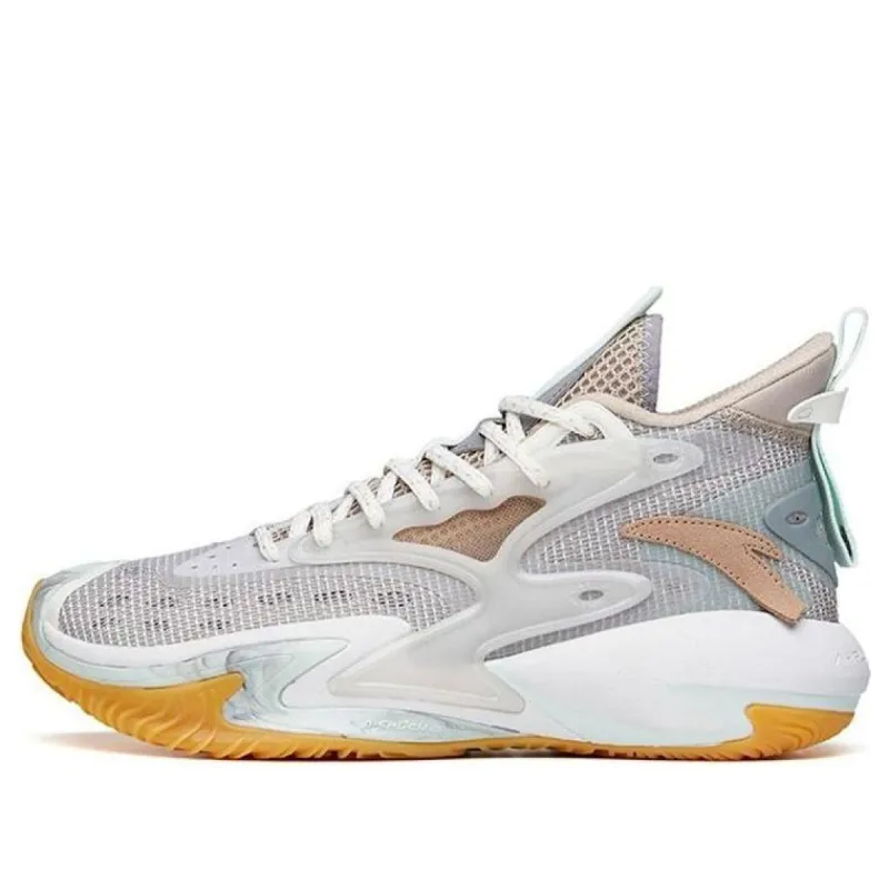 ANTA Shock The Game 5.0 Crazy Tide 3.0 High Basketball Shoes 'Grey' 112131601-6 sold by KicksCrew