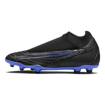 Nike Phantom GX Academy Artificial-Grass Low-Top Soccer Cleats 'Black Hyper Royal Chrome' DD9482-040 sold by KicksCrew