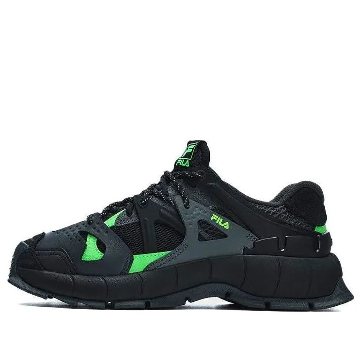 (WMNS) FILA INSETTO Sneakers 'Black Green' F12W321103FBD sold by KicksCrew