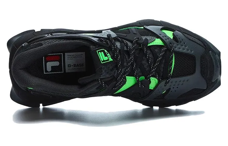 (WMNS) FILA INSETTO Sneakers 'Black Green' F12W321103FBD sold by KicksCrew product image thumbnail 2