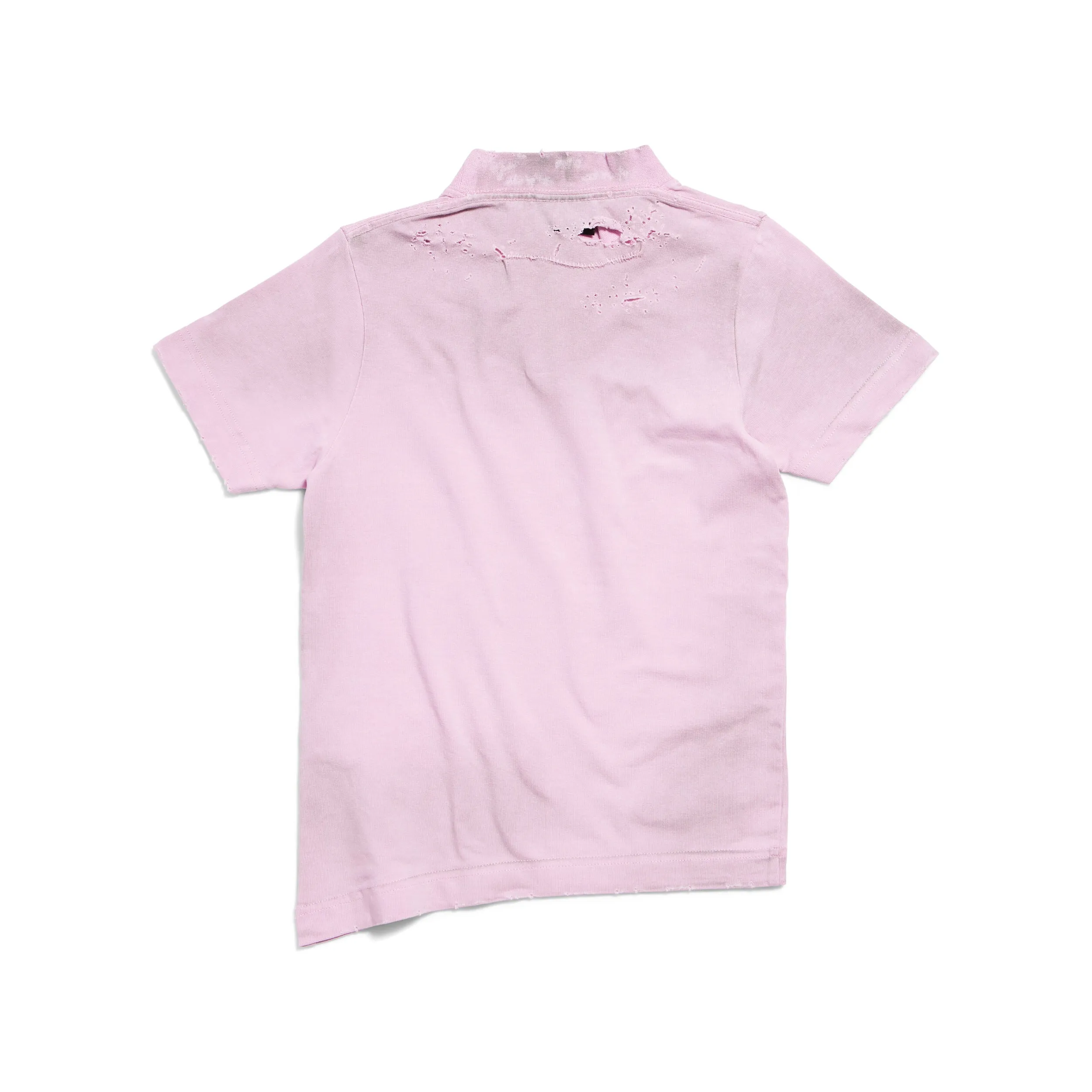 (WMNS) Balenciaga Gothic Type Shrunk T-Shirt 'Light Pink' 788246TQVJ55708 sold by KicksCrew product image thumbnail 2