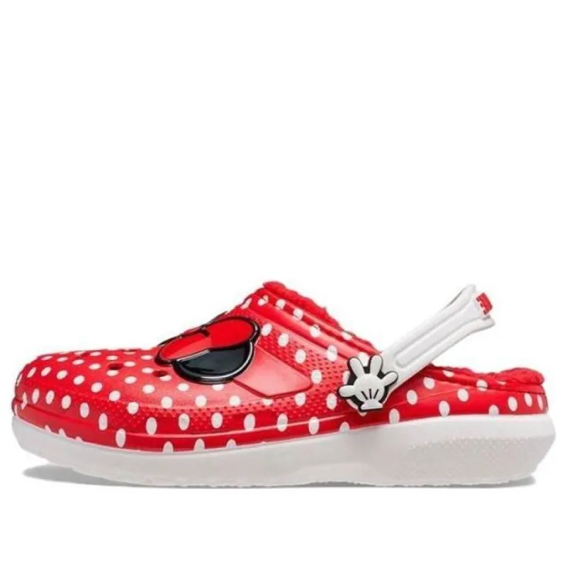 (GS) Crocs x Disney Minnie Mouse Clogs 'Red White' 208027-03 sold by KicksCrew