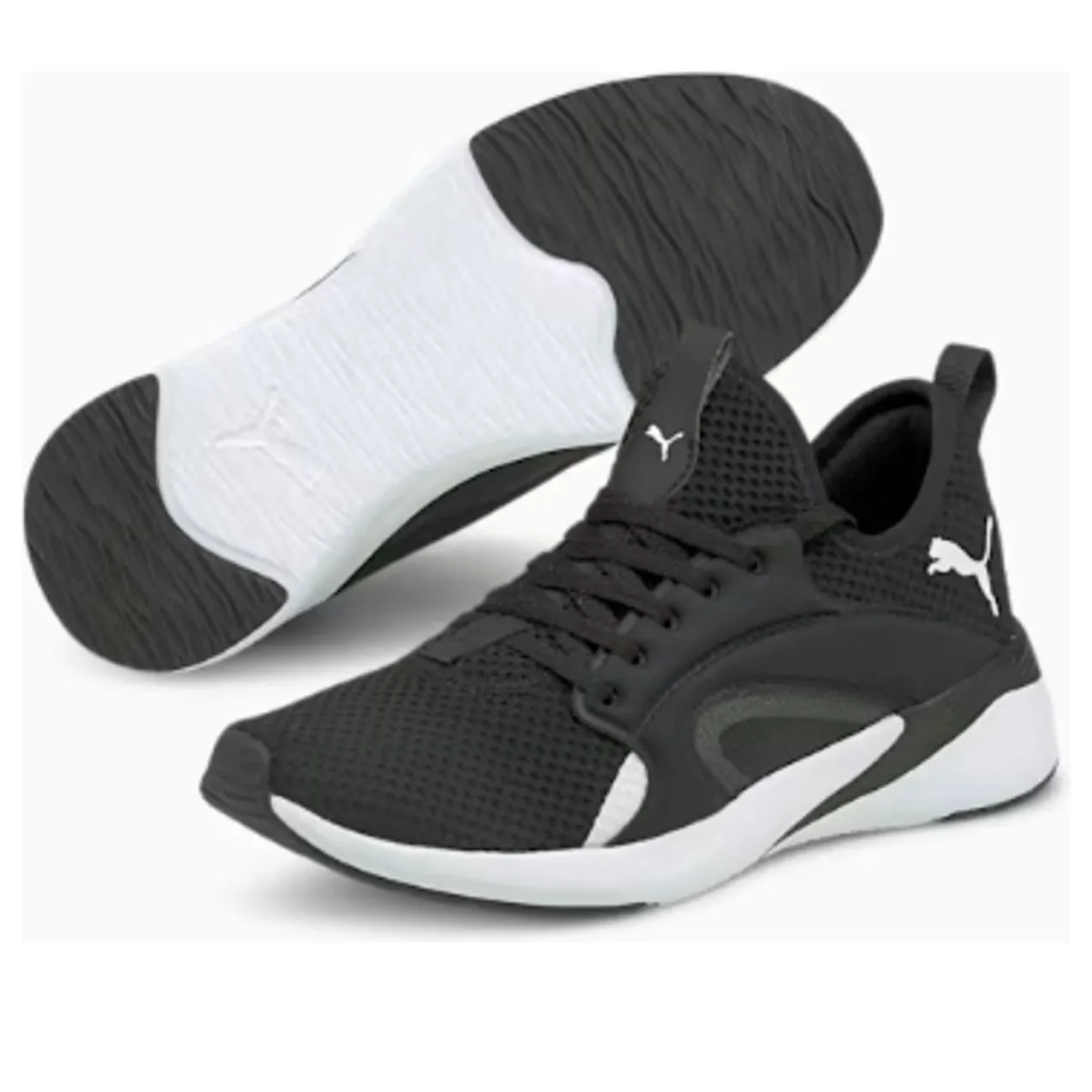 (WMNS) PUMA Better Foam Adore 'Black White' 195338-01 sold by KicksCrew product image thumbnail 2