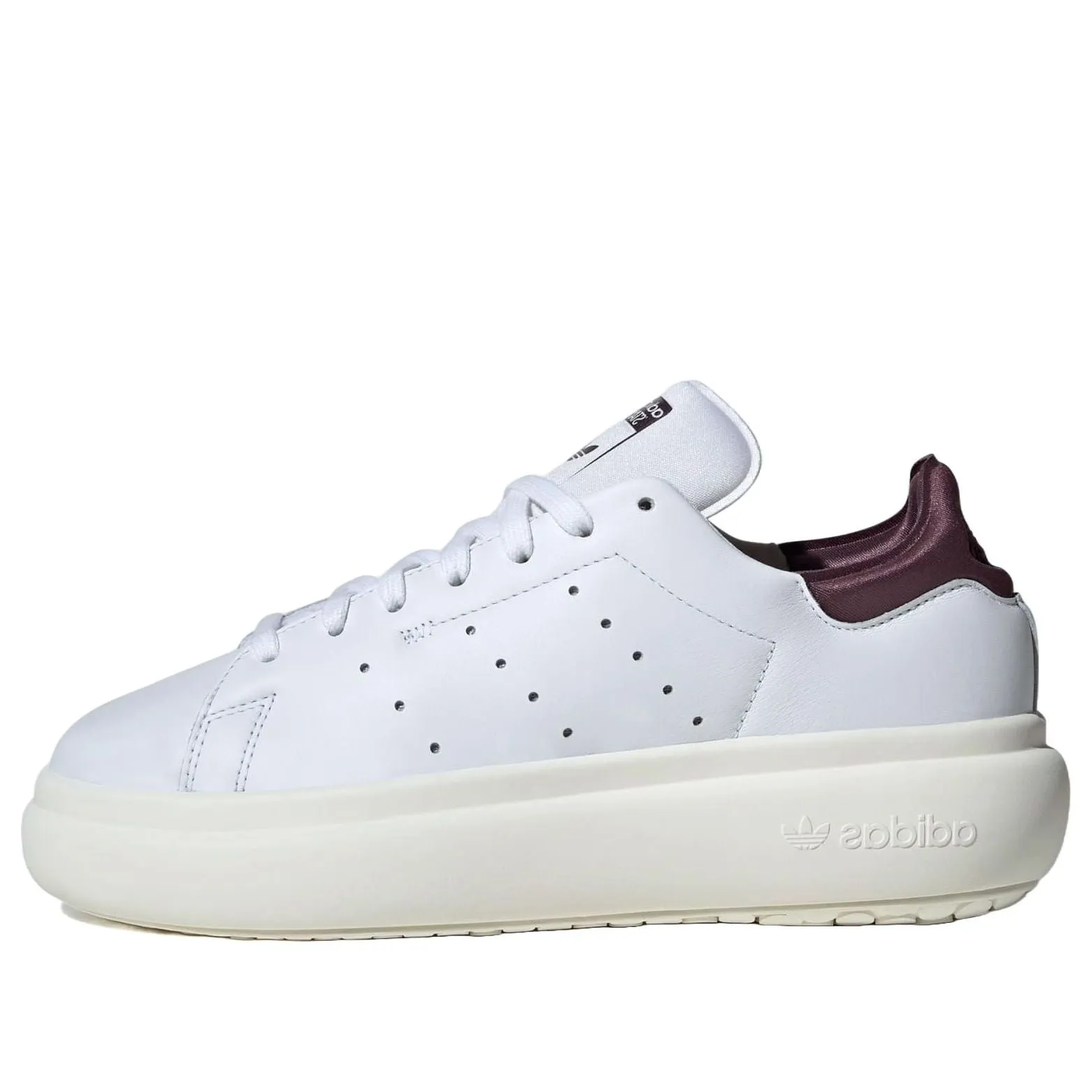 (WMNS) adidas Stan Smith PF 'White Burgundy' IF7012 sold by KicksCrew