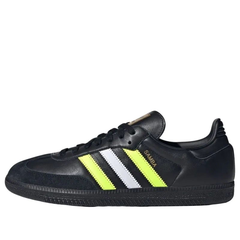 adidas Samba OG 'Core Black Solar Yellow' ID1380 sold by KicksCrew