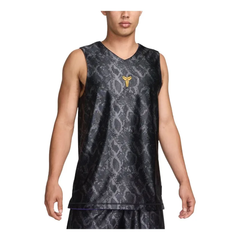 Nike Kobe Dri-FIT Standard Issue Reversible Basketball Jersey Asia Sizing 'Black Field Purple' FZ0935-010 sold by KicksCrew