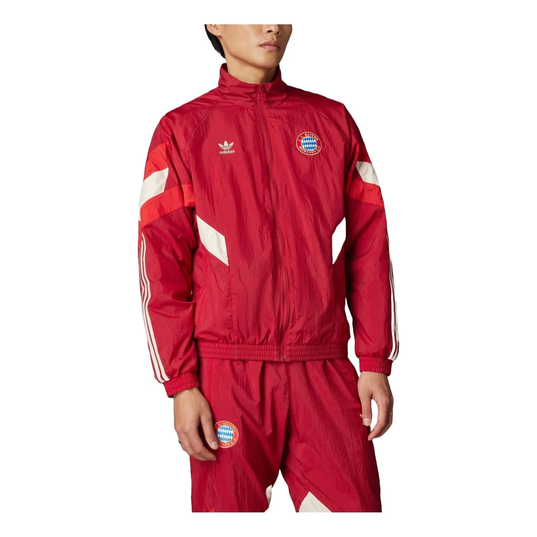 adidas FC Bayern Originals Track Top 'Active Maroon' IS6508 sold by KicksCrew