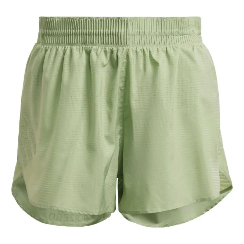 (WMNS) adidas Adizero Running Split Shorts 'Green' HH7237 sold by KicksCrew