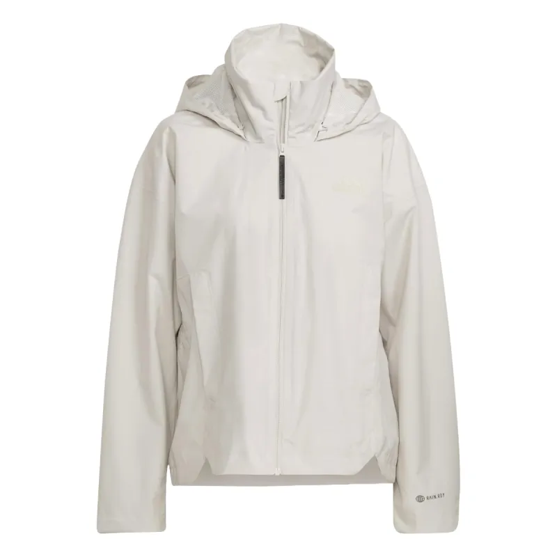 (WMNS) adidas Technical Terrex Traveer Rain.Rdy Jacket 'White' HG6018 sold by KicksCrew